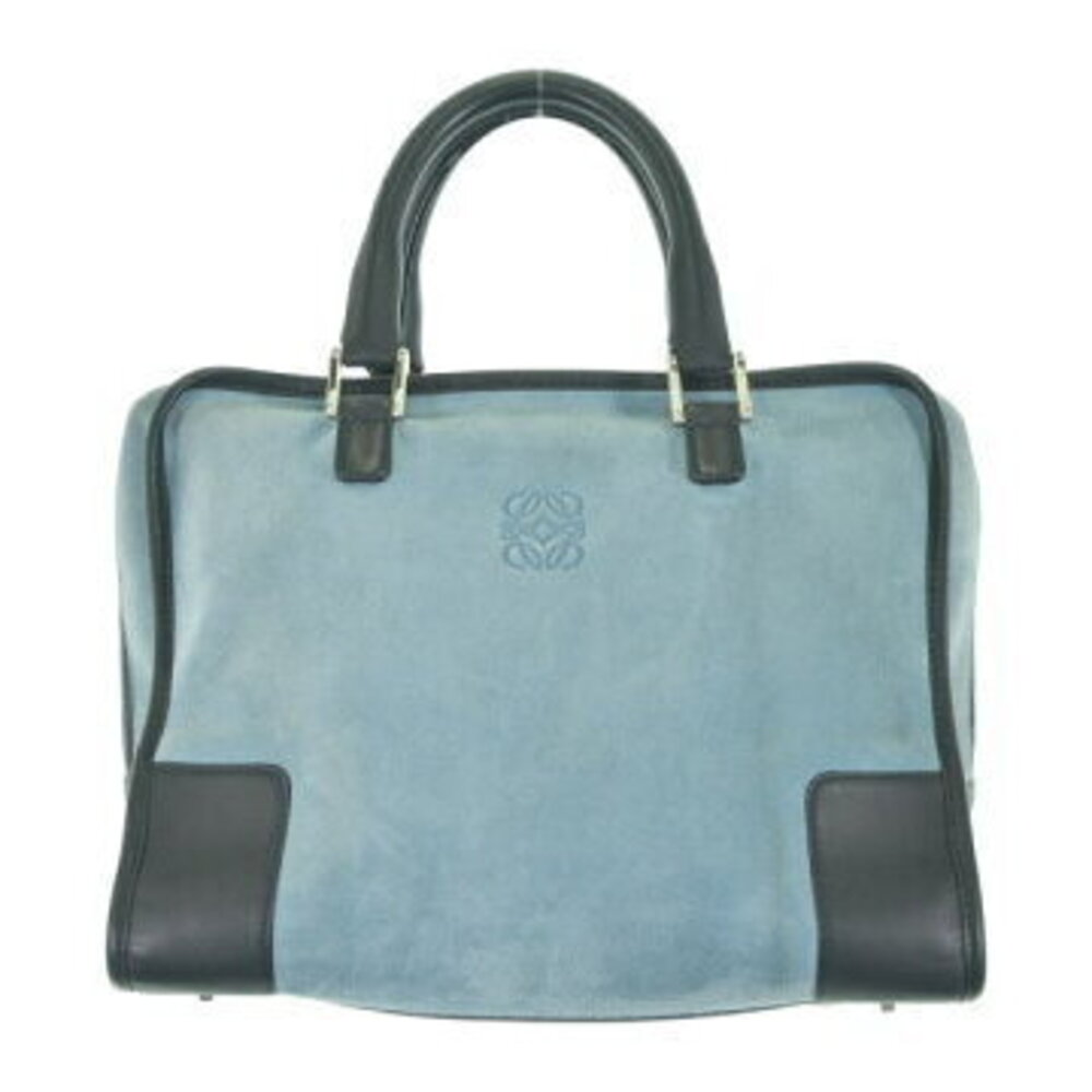 LOEWE Amazona Leather Handbag Blue Navy